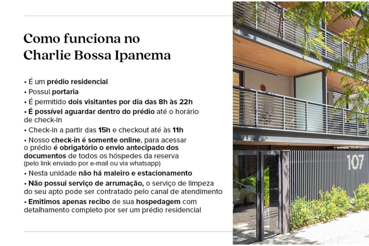 Apartamento Charlie Bossa Ipanema Río de Janeiro Exterior foto